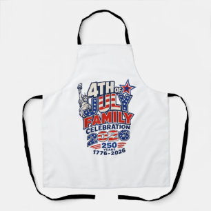 Tablier Célébration de la fête de famille du 4 juillet 202