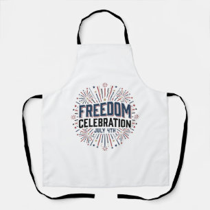 Tablier Célébration de la liberté 4 juillet conception de