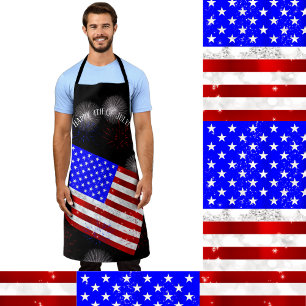 Tablier Célébration du 4 juillet - Drapeau des États-Unis