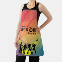 Célébration multicolore rétro de la piste de danse