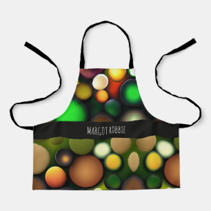 Tablier Cercles moléculaires Motif arc-en-ciel