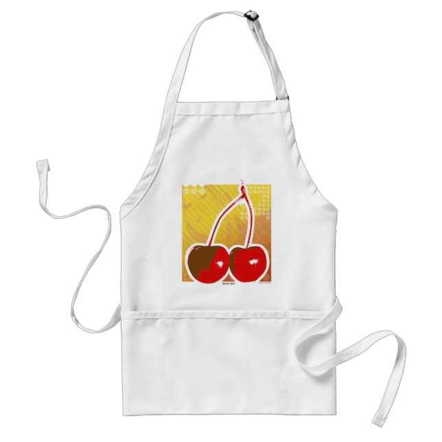 TABLIER CERISES DE CHOCOLAT (Devant)