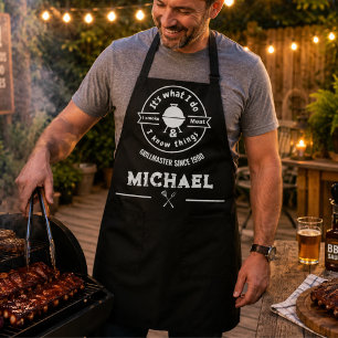 Tablier C'est ce que je fais, je fume de la viande et je s