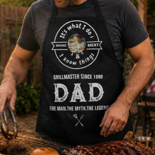 Tablier C'est ce que je fais Je fume de la viande Photo dr