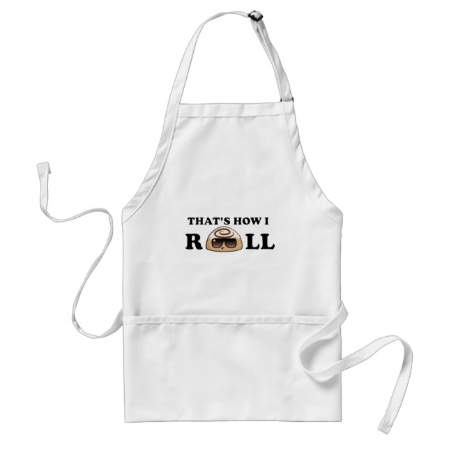 Tablier C'est comment je roule : Petit pain de cannelle (Devant)