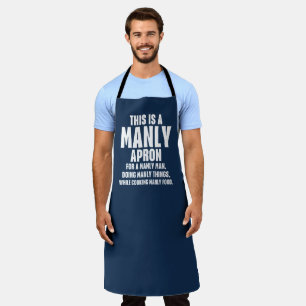Tablier C'Est Drôle Pour Manly Apron