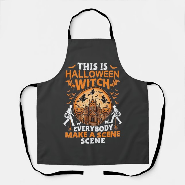 Tablier C'est Halloween (Recto)