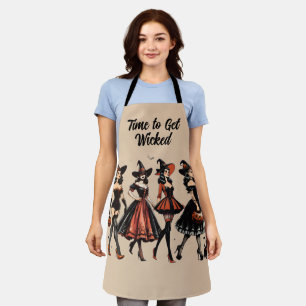 Tablier C'est le moment de devenir des sorcières vintage m