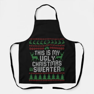Tablier C'est mon vilain cadeau de Noël