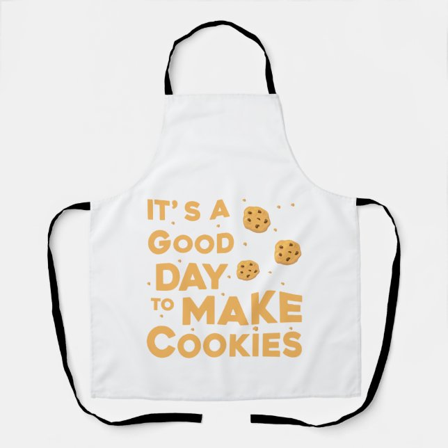 Tablier C'est une bonne journée de faire des biscuits pour (Recto)