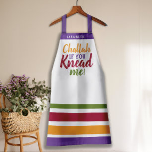 Tablier Challah si vous me connaissez Humour de cuisine Ko
