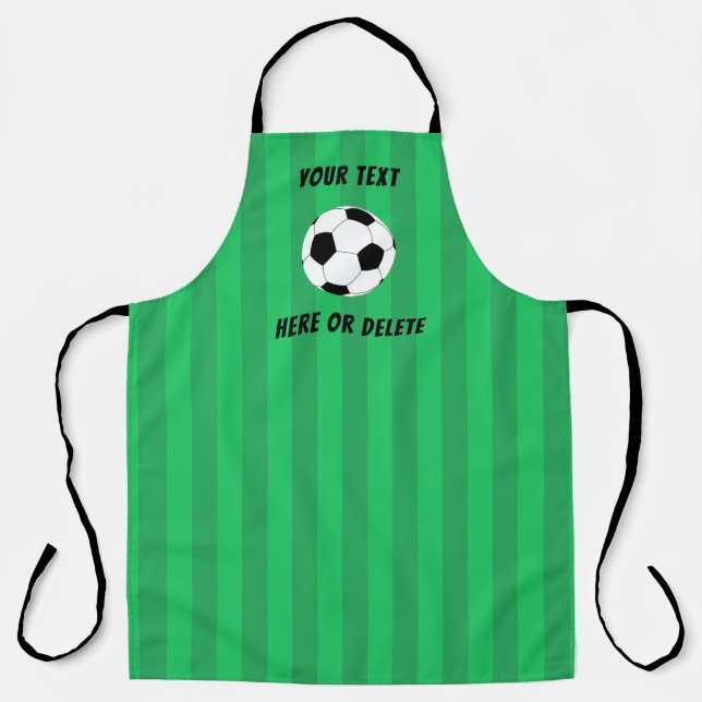 Tablier Champ de balle de football sportif personnalisé (Recto)