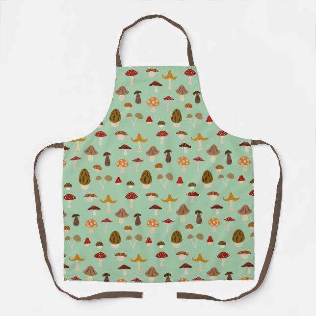Tablier Champignon d'automne Motif Apron (Recto)