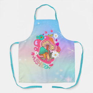 Tablier Champignons colorés Cute Apron