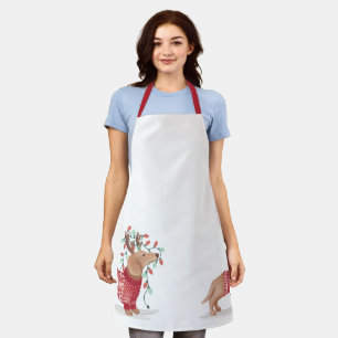 Tablier Chandail de Noël de Dachshund