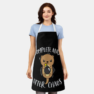 Tablier Chaos Complet et Otter Funny Mignonne Sea Otter Pu