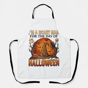 Tablier Chapeau de sorcière d'Halloween homme effrayant Lu