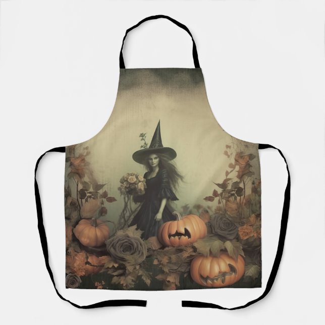 Tablier Chariot Halloween vintage (3) (Recto)