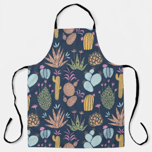 Tablier Charme de cactus : Vintage coloré Floral