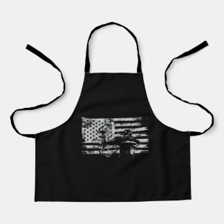 Tablier Chasse Archer Drapeau Américain Chasse Bowhunting