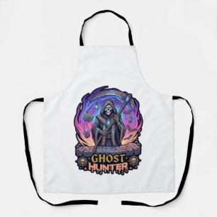 Tablier Chasseur de fantômes Faucheur Squelette Faux Fl Pu