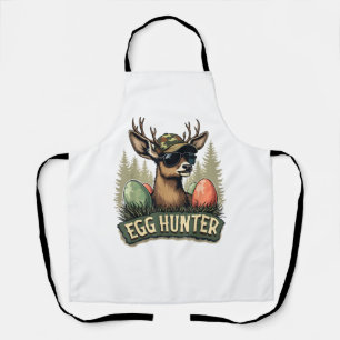 Tablier Chasseur d'oeufs Cerf Buck Joyeuse journée de Pâqu