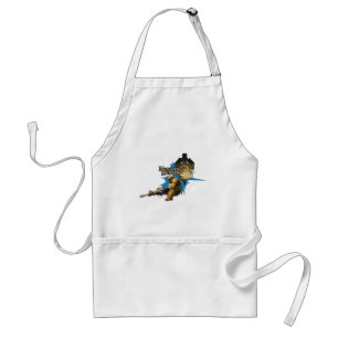 Tablier Chasseur masculin avec Bowgun, artilleur lourd