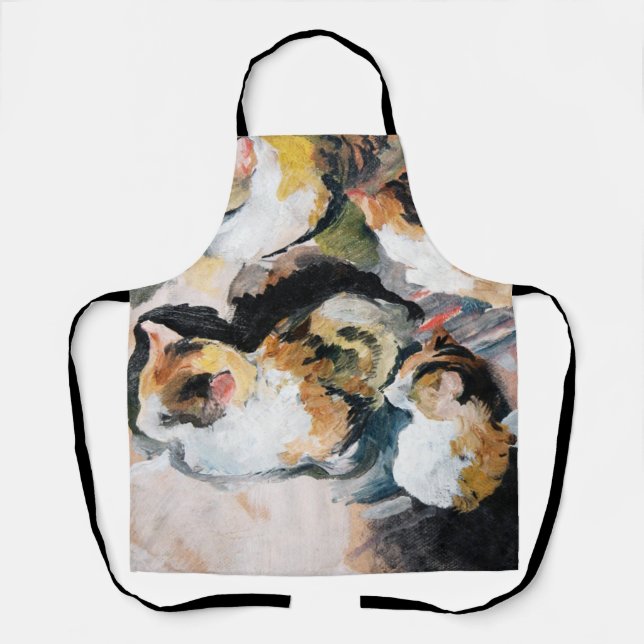 Tablier Chat, August Macke (Recto)