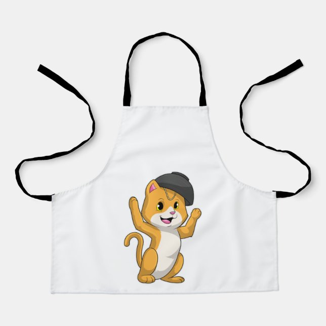 Tablier Chat avec Ramen Bowl (Recto)