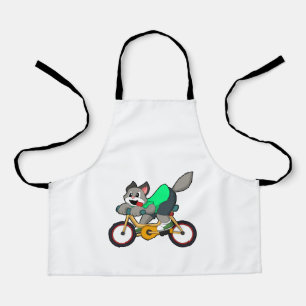 Tablier Chat avec vélo