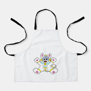 Tablier Chat en tant qu'astronaute en costume