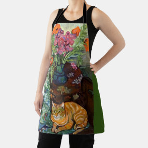 Tablier Chat et Bouquet, Suzanne Valadon