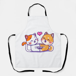 Tablier Chat et Shiba Inu