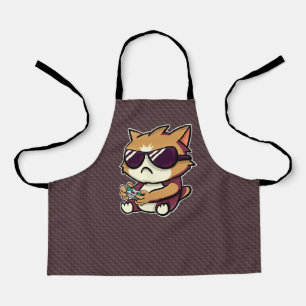 Tablier Chat Gamer - Design pour Geeks