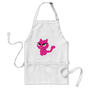 Tablier Chat Kitty Rose