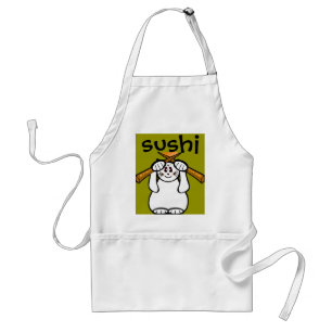 Tablier Chat Lucky Sushi