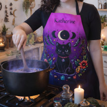 Chat Noir Céleste Mystique Violet Rose