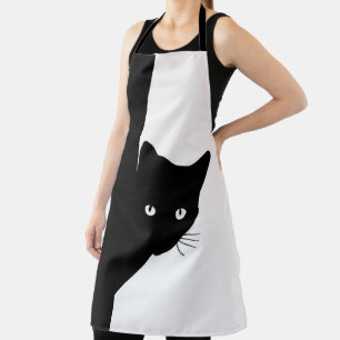 Tablier Chat noir rusé