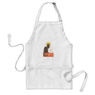 Tablier Chat noir vintage