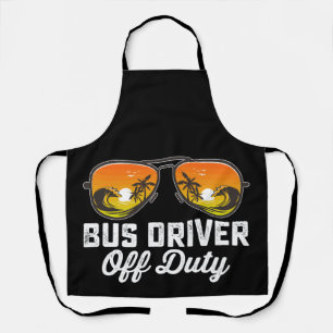 Tablier Chauffeur de Bus Hors Service Lunettes de Soleil D