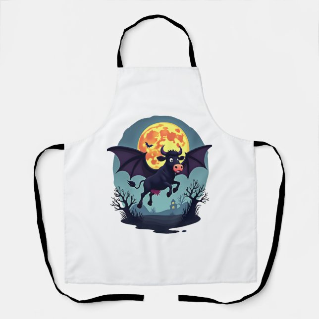 Tablier Chauve-souris à minuit (Recto)