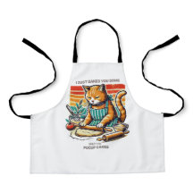 Chef Apron avec Cat Baking Cup Cakes