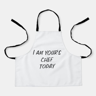 Tablier CHEF APRON "Je suis votre chef aujourd'hui"