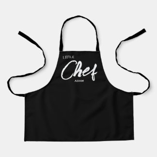 Tablier Chef Apron pour enfant personnalisé | Noir moderne