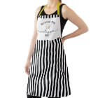 Chef Artiste Casquette Nom Black White Stripes Bak