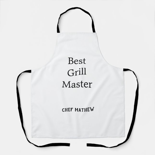 Tablier Chef beau et peut cuisiner simple cuisine moderne (Recto)