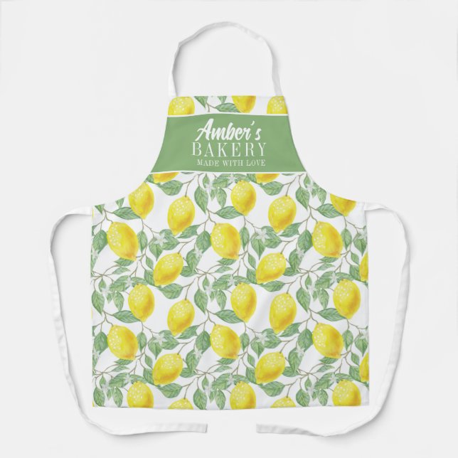 Tablier Chef boulangerie Apron avec couronne (Recto)