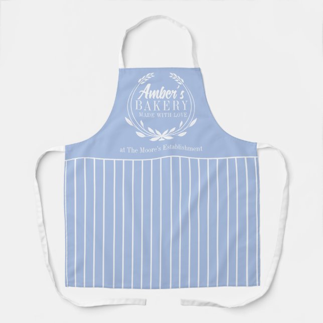 Tablier Chef boulangerie Apron avec couronne (Recto)