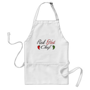 Tablier Chef chaud rouge