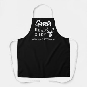 Tablier Chef Chef Apron avec cerf